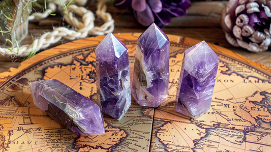 Chevron Amethyst Meaning: Purple Crystal Power