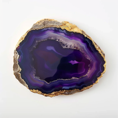 Agate Elegance Coaster Purple