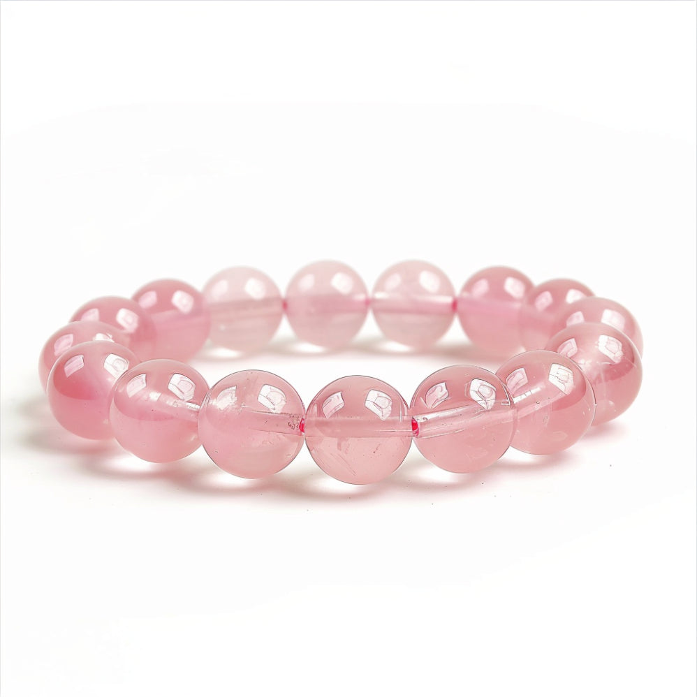 Blissful Harmony Faceted Rose Quartz Bracelet