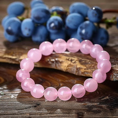 Blissful Harmony Faceted Rose Quartz Bracelet