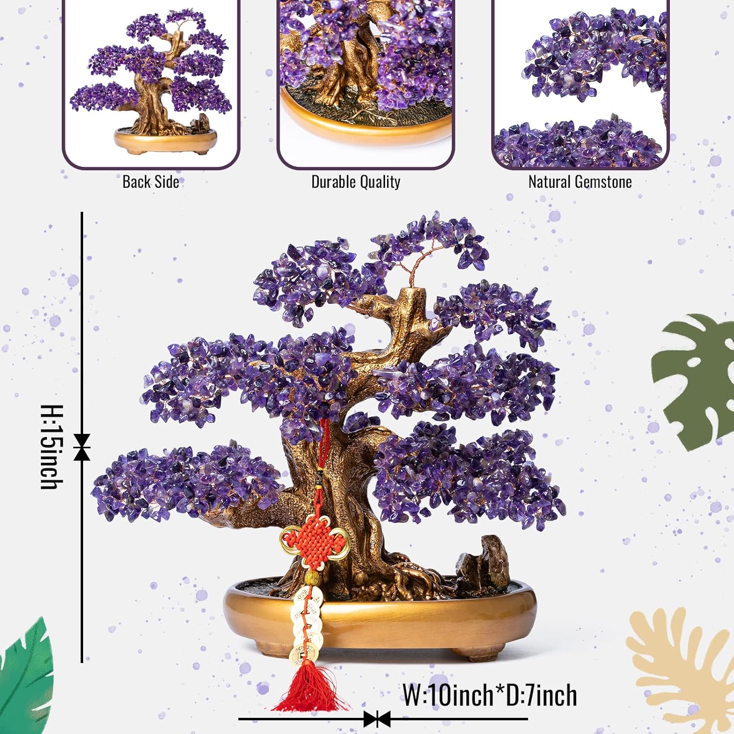 Feng Shui Amethyst Tree with Healing Properties