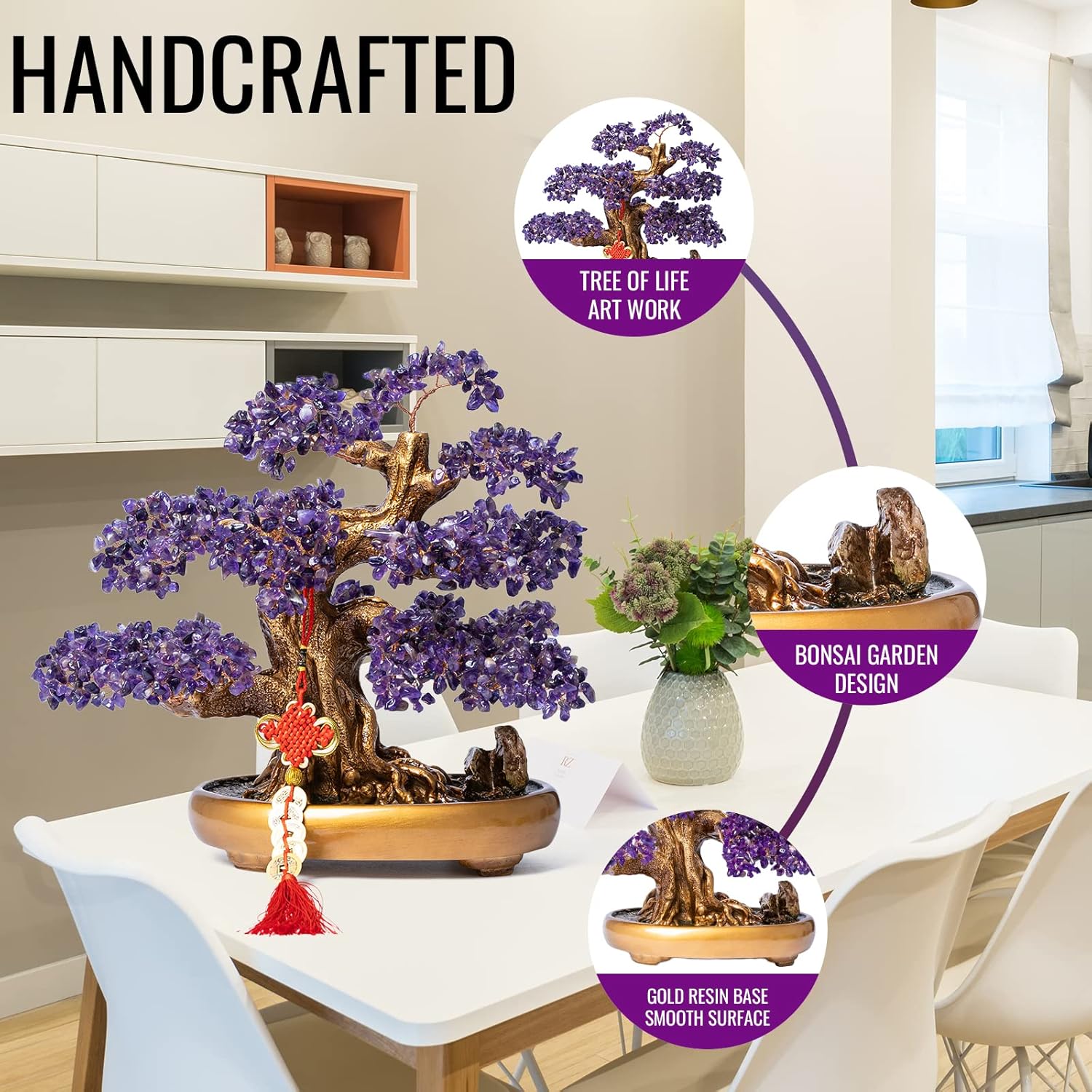 Feng Shui Amethyst Tree with Healing Properties