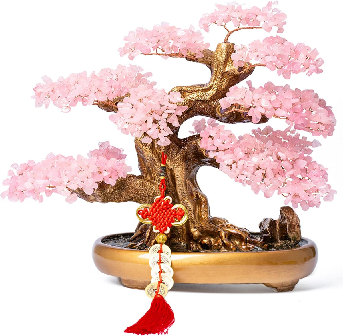 Feng Shui Rose Quartz Tree of Love and Harmony