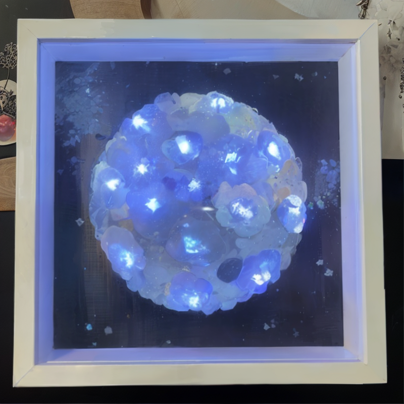 Galactic Crystal LED Artwork