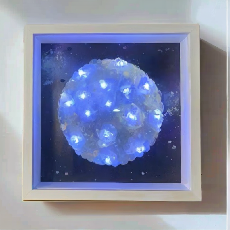 Galactic Crystal LED Artwork