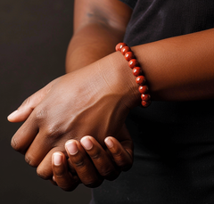 Heart's Resilience Red Jasper Bracelet