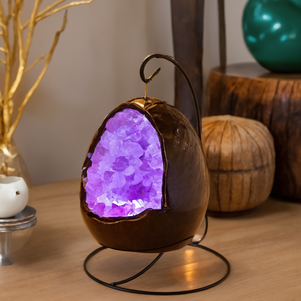 Mystic Geode Lamp