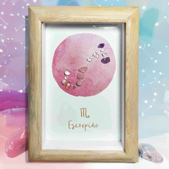 Scorpio Constellation Crystal Art