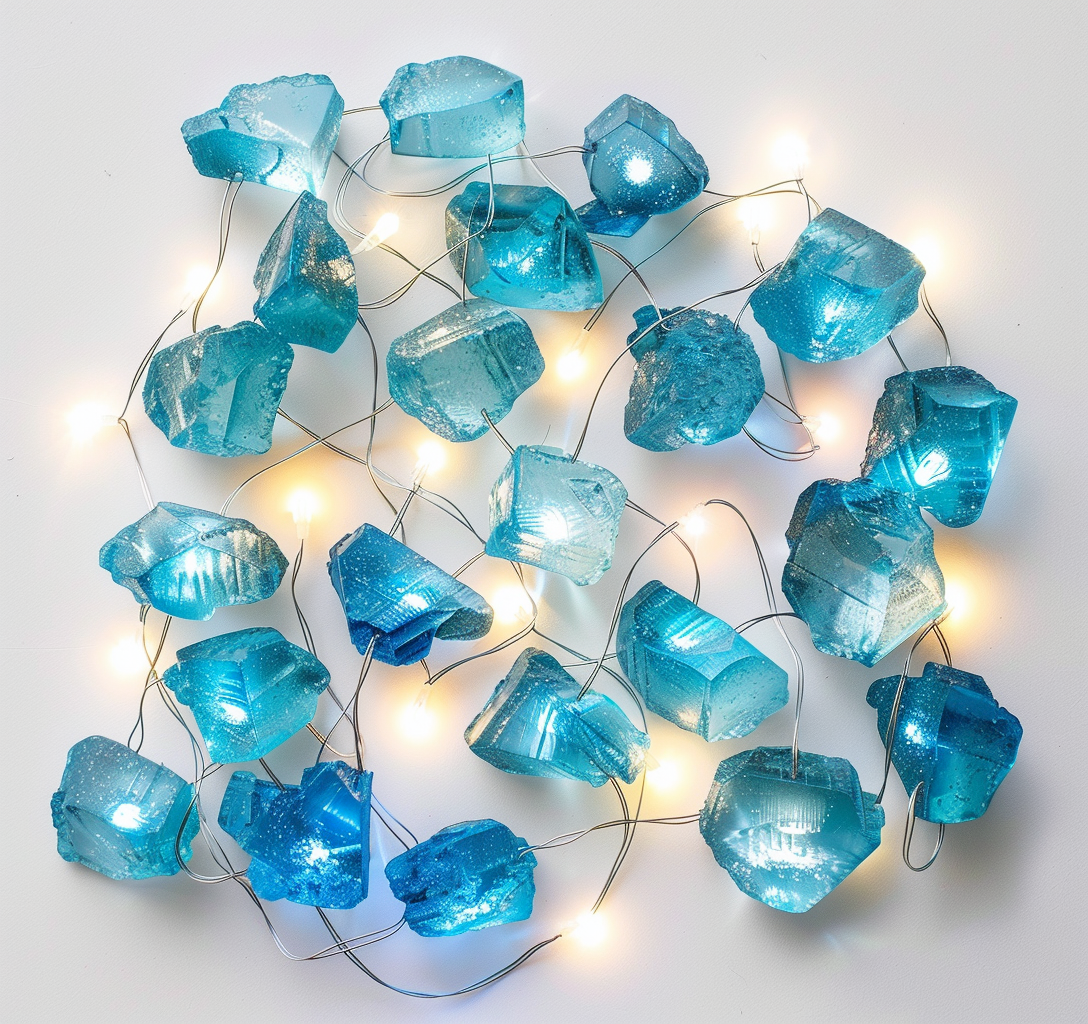 Serene Fluorite Fairy Lights