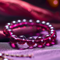 Vitality Boost Garnet Bracelet